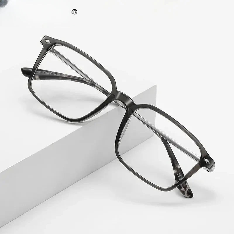 Women's Square Full Rim TR90 Reading Glasses 77238 — view 1 | Rx Spectacle
