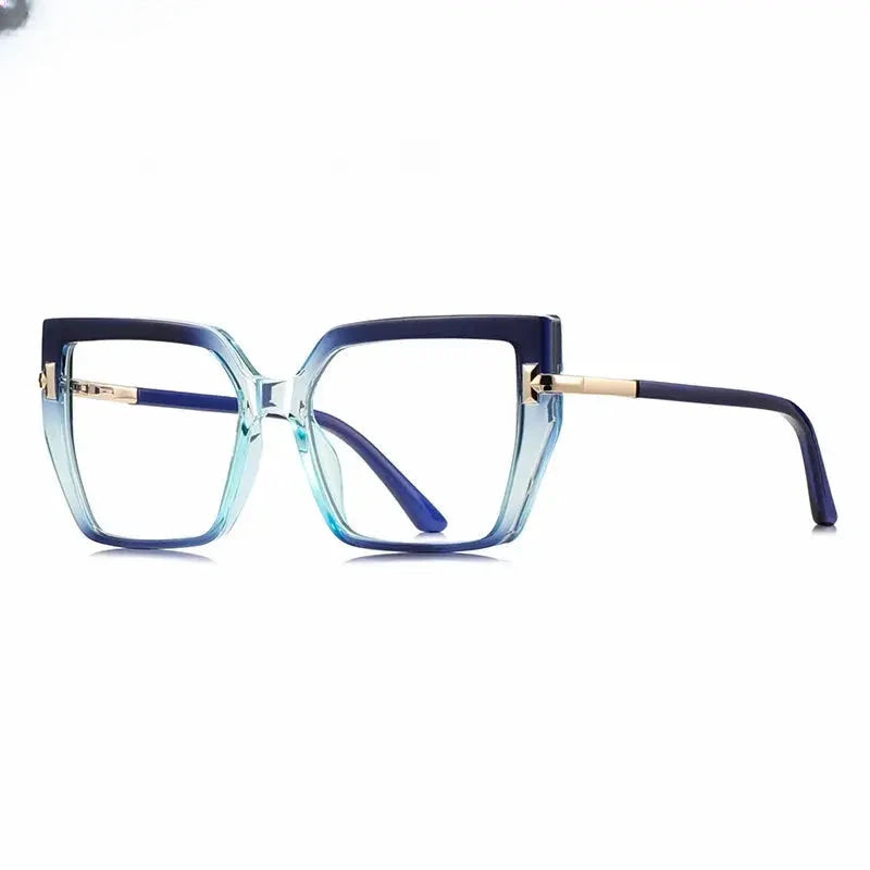 Women's Square Full Rim TR90 Prescription Glasses 882267 — view 8 | Rx Spectacle