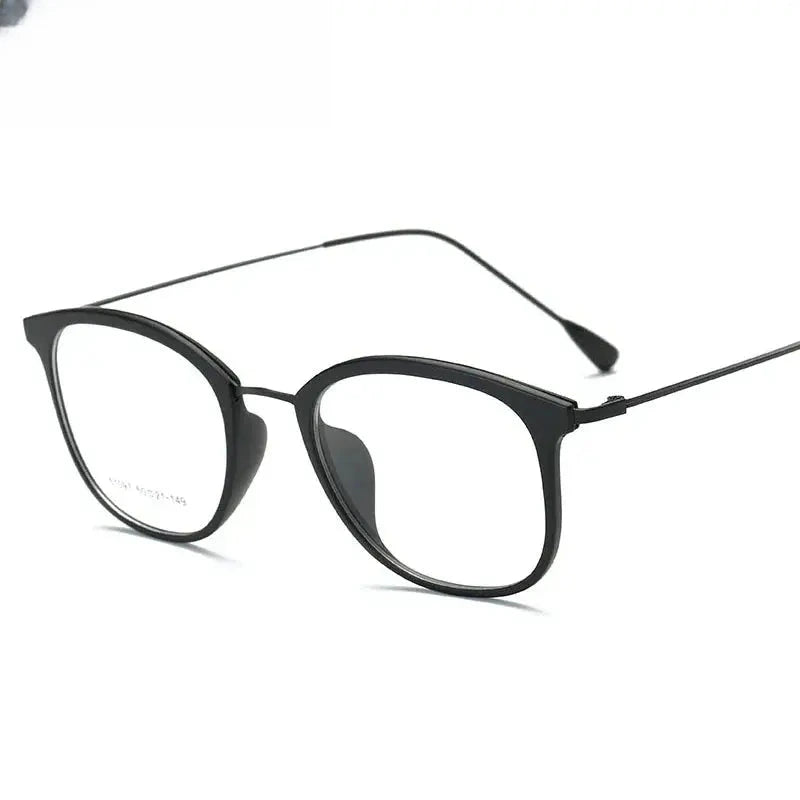 Unisex Square Full Rim Titanium Prescription Glasses 851097 — view 3 | Rx Spectacle