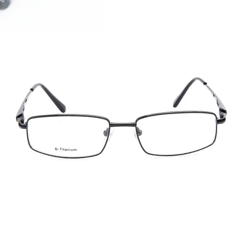 Unisex Square Full Rim Titanium Prescription Glasses Kr4755 — view 8 | Rx Spectacle