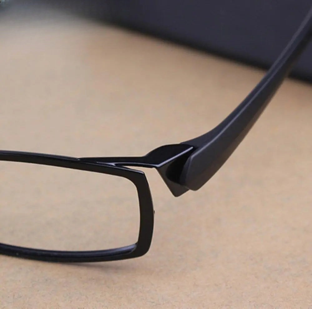 Men's Rectangular Full Rim Titanium Prescription Glasses 1976 — view 4 | Rx Spectacle