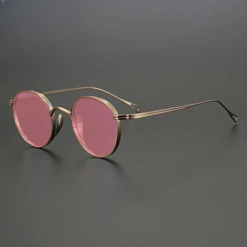 Unisex Oval Full Rim Titanium Prescription Glasses 131524 — view 24 | Rx Spectacle