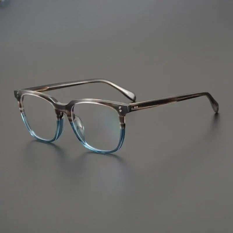 Unisex Square Full Rim Acetate Prescription Glasses Gxyj778 — view 5 | Rx Spectacle