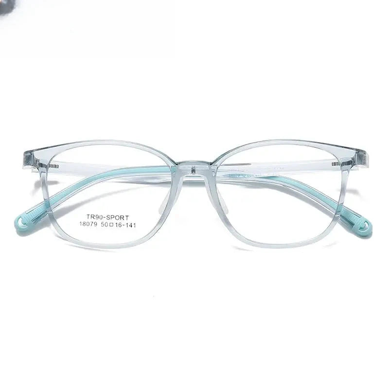 Women's Square Full Rim TR90 Prescription Glasses 318079 — view 5 | Rx Spectacle