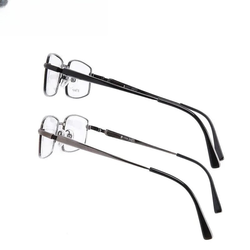 Unisex Square Full Rim Titanium Prescription Glasses Kr4755 — view 5 | Rx Spectacle