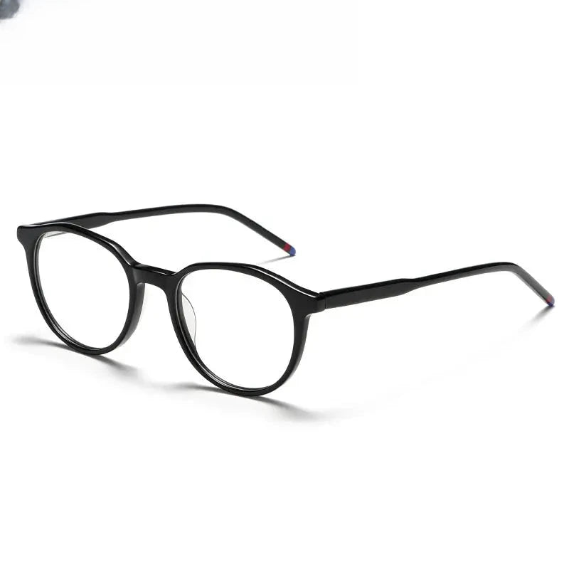 Women's Oval Full Rim Acetate Prescription Glasses Ac1010 — view 7 | Rx Spectacle