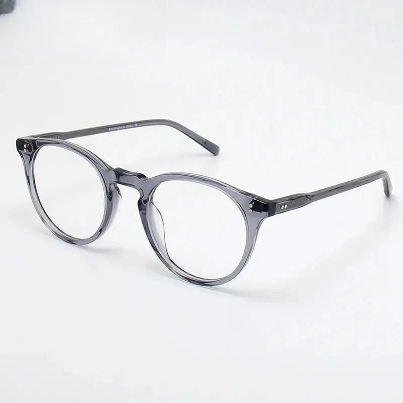 Women's Round Full Rim Acetate Prescription Glasses 795183 — view 1 | Rx Spectacle