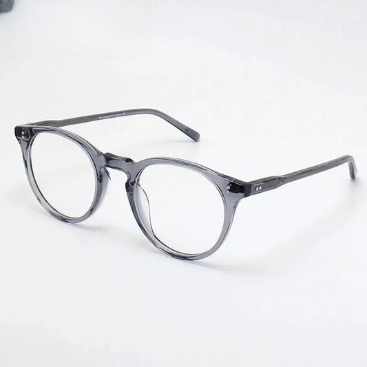 Women's Round Full Rim Acetate Prescription Glasses 795183 — view 1 | Rx Spectacle