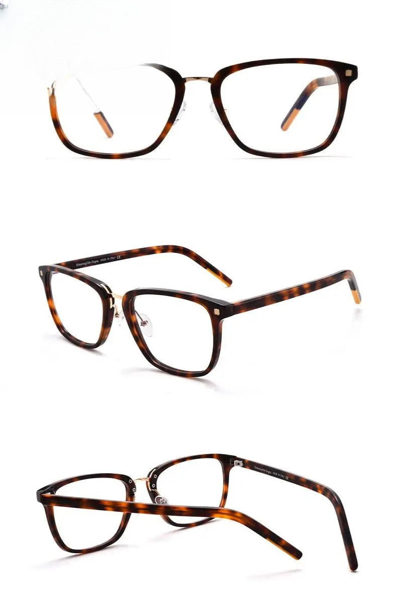 Unisex Square Full Rim Acetate Prescription Glasses Gxyj312 — view 10 | Rx Spectacle