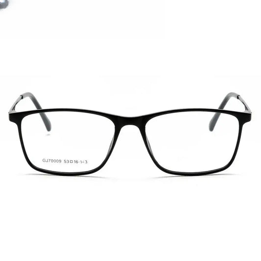 Women's Square Full Rim Titanium Prescription Glasses 70009 — view 1 | Rx Spectacle