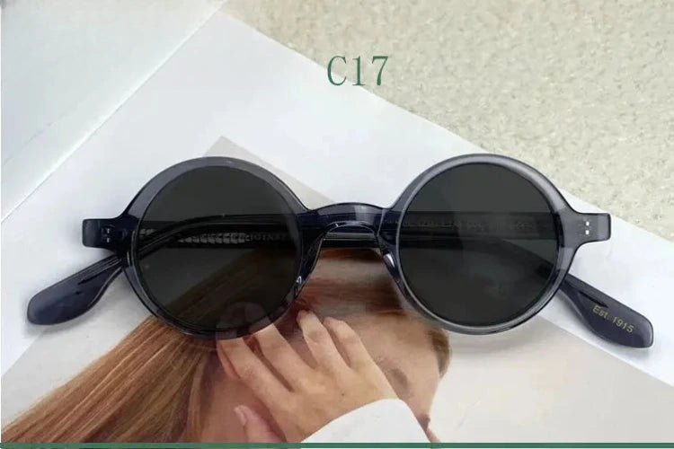 Unisex Round Full Rim Acetate Prescription Glasses 4225s — view 23 | Rx Spectacle