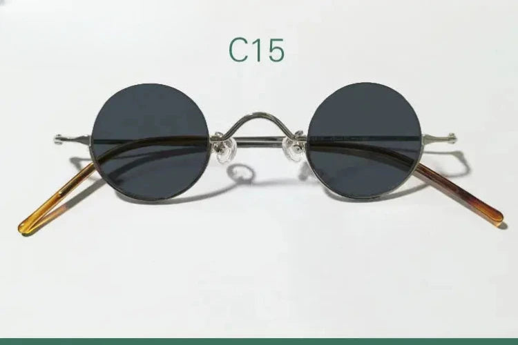 Women's Round Semi-Rimless Alloy Prescription Glasses 14130 — view 17 | Rx Spectacle
