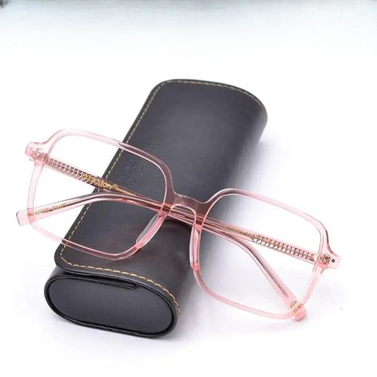 Women's Square Full Rim Acetate Oversized Prescription Glasses Ps9105 — view 1 | Rx Spectacle