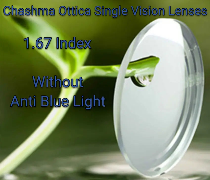1.67 Index Single Vision Clear Lenses — view 2 | Rx Spectacle