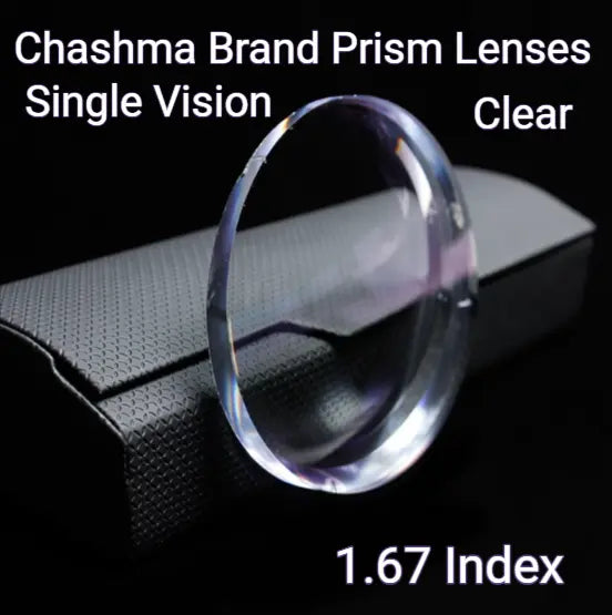 Single Vision Prism Lenses Clear — view 4 | Rx Spectacle