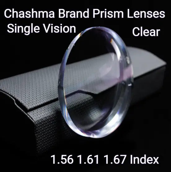 Single Vision Prism Lenses Clear — view 1 | Rx Spectacle