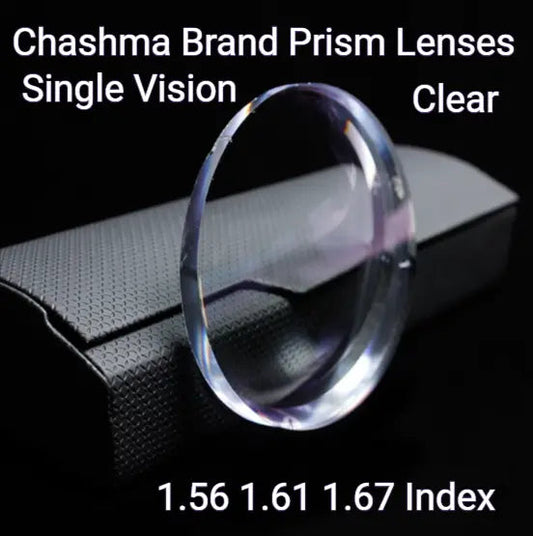 Single Vision Prism Lenses Clear — view 1 | Rx Spectacle