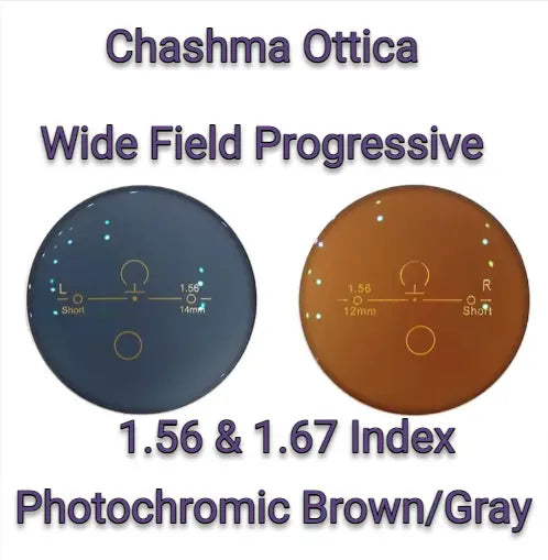 Wide Field Progressive Photochromic Lenses — view 1 | Rx Spectacle