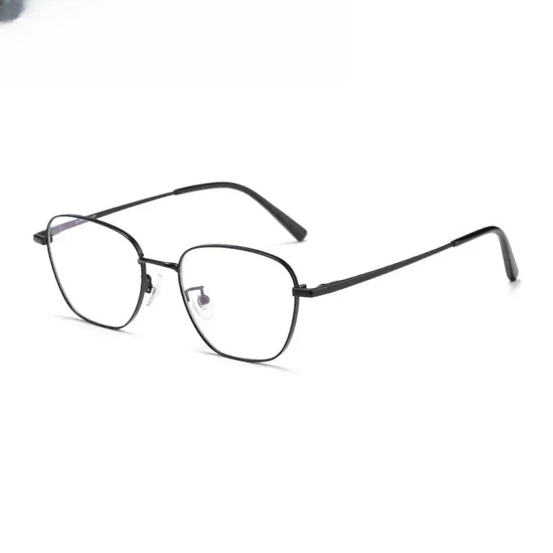Women's Polygon Full Rim Stainless Steel Prescription Glasses 902641 — view 3 | Rx Spectacle