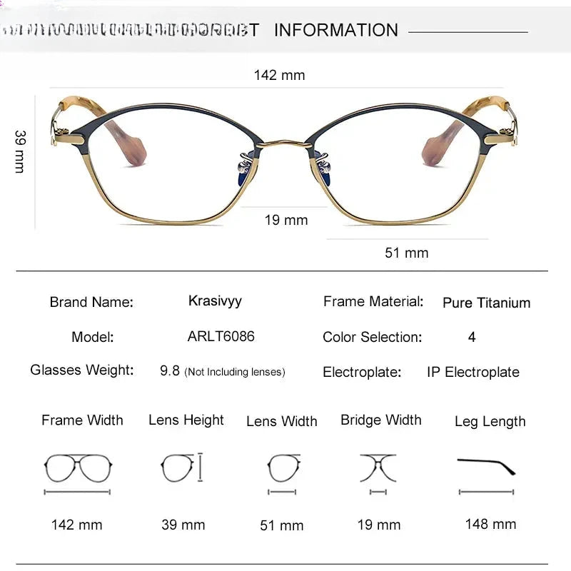 Unisex Oval Full Rim Titanium Prescription Glasses 316086 — view 2 | Rx Spectacle