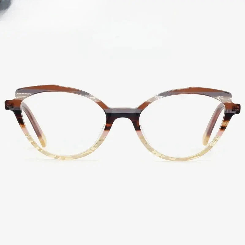 Women's Cat Eye Full Rim Acetate Prescription Glasses 631067 — view 1 | Rx Spectacle