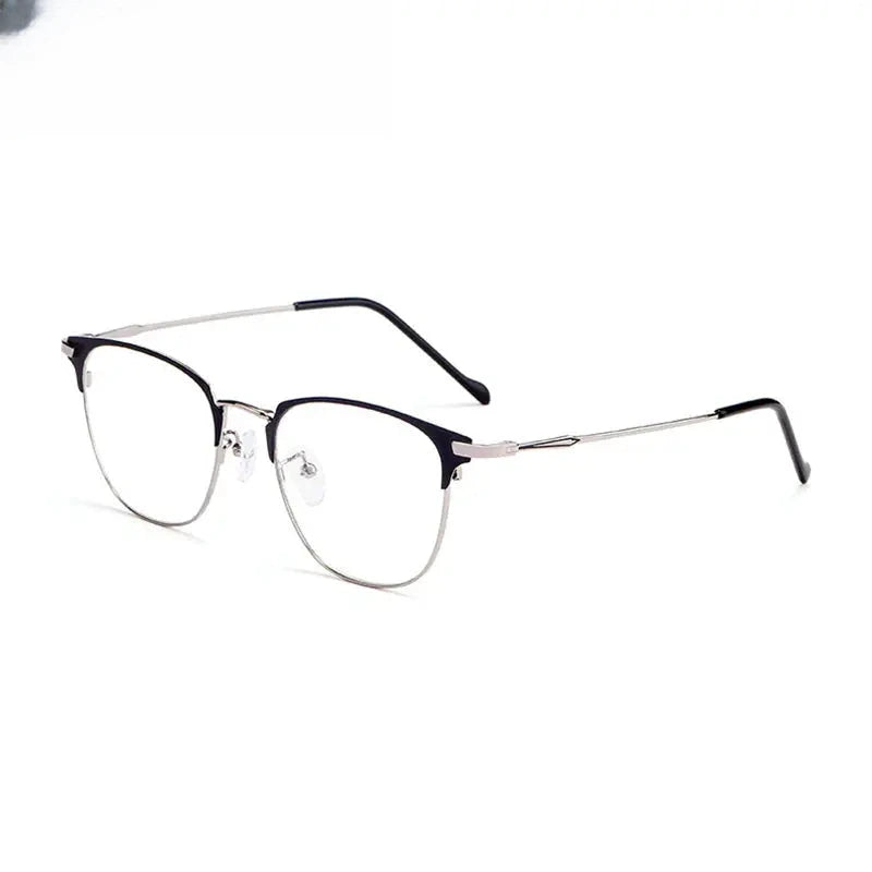Unisex Oval Full Rim Alloy Prescription Glasses 883389 — view 7 | Rx Spectacle