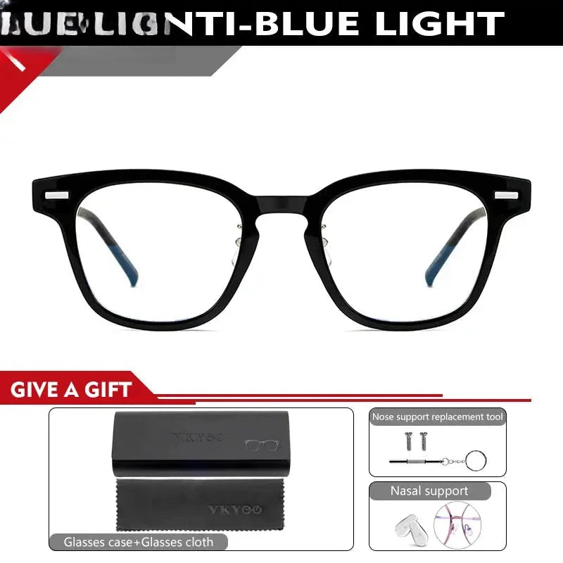 Unisex Square Full Rim Acetate Reading Glasses 98310 — view 9 | Rx Spectacle