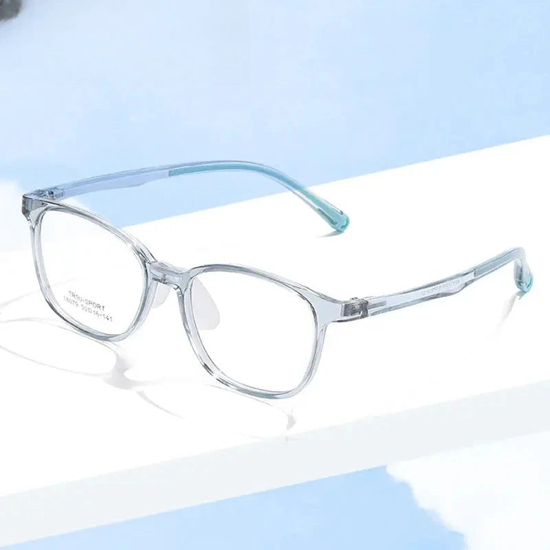 Women's Square Full Rim TR90 Prescription Glasses 318079 — view 1 | Rx Spectacle