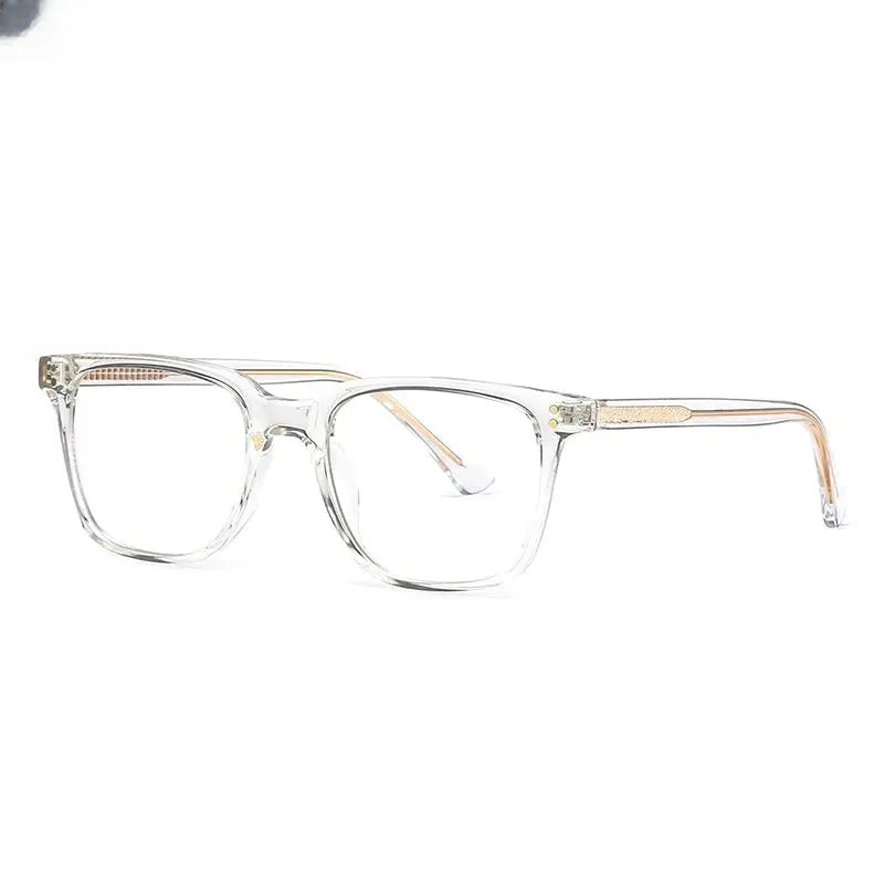 Unisex Square Full Rim Titanium Reading Glasses 2082 — view 7 | Rx Spectacle
