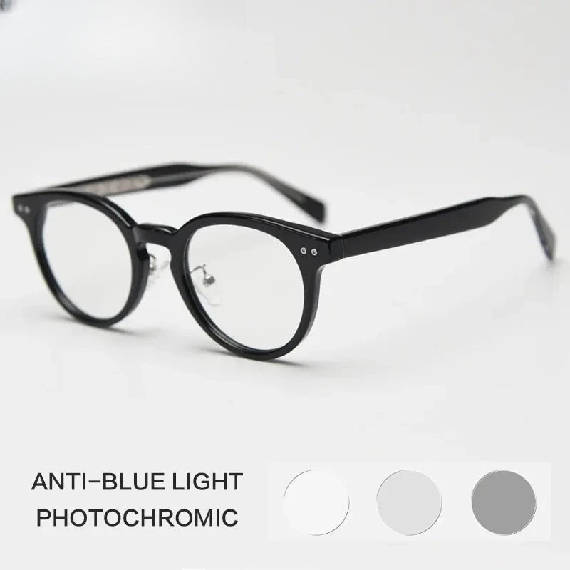 Square Full Rim Titanium Reading Glasses G83078 — view 4 | Rx Spectacle
