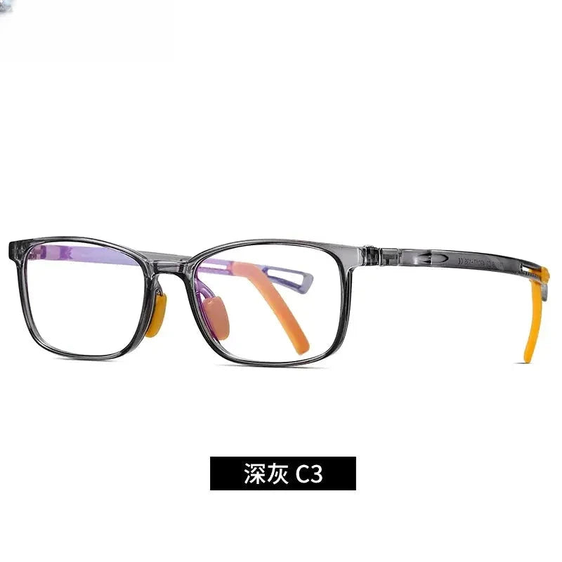 Unisex Square Full Rim Titanium Prescription Glasses 5109 — view 9 | Rx Spectacle