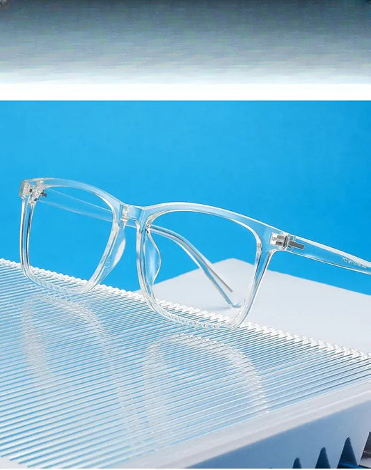Men's Square Full Rim Acetate Prescription Glasses 924200 — view 1 | Rx Spectacle