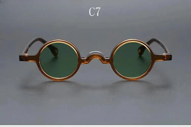 Unisex Round Full Rim Acetate Prescription Glasses 2534 — view 11 | Rx Spectacle