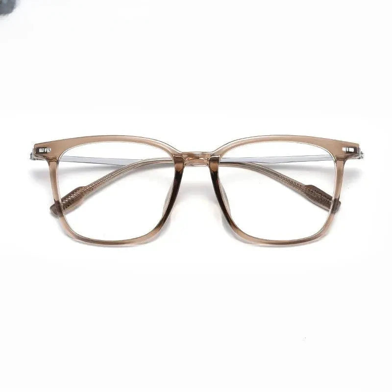 Unisex Square Full Rim Titanium Prescription Glasses 331020 — view 5 | Rx Spectacle