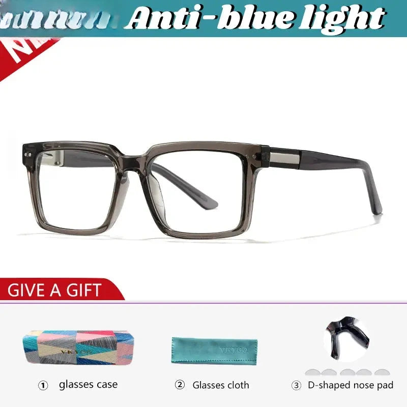 Unisex Square Full Rim TR90 Reading Glasses 360033 — view 5 | Rx Spectacle