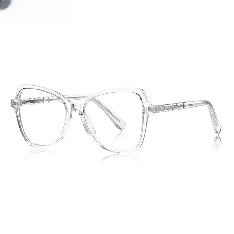 Women's Cat Eye Full Rim Plastic Reading Glasses 2137 — view 5 | Rx Spectacle
