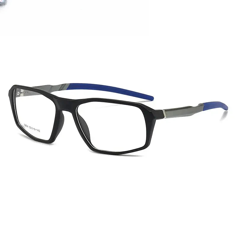 Men's Square Full Rim TR90 Prescription Glasses 615854 — view 9 | Rx Spectacle