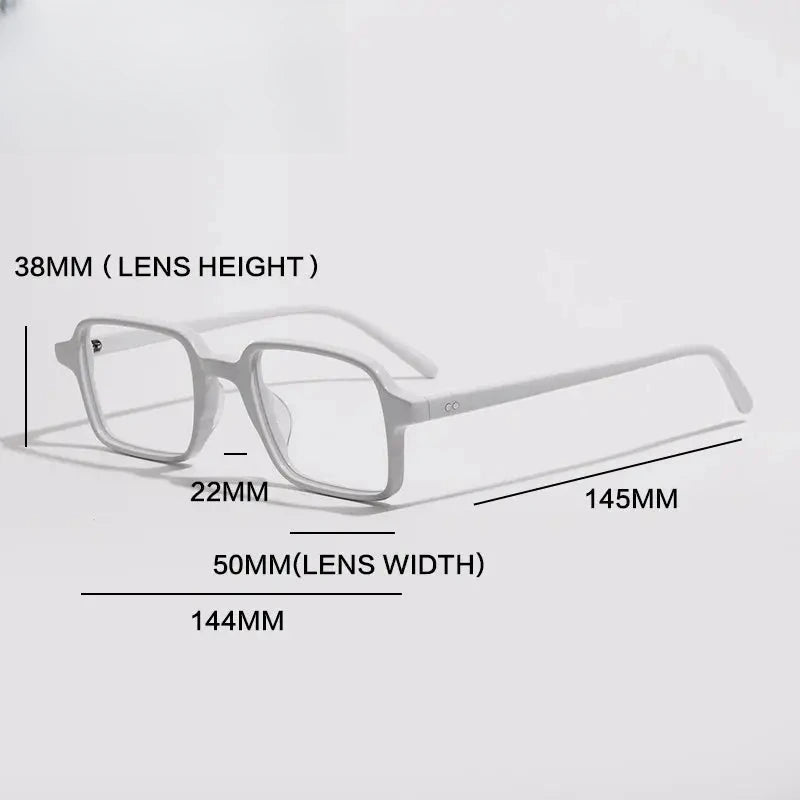 Unisex Square Full Rim Acetate Prescription Glasses Gxyj1514 — view 4 | Rx Spectacle