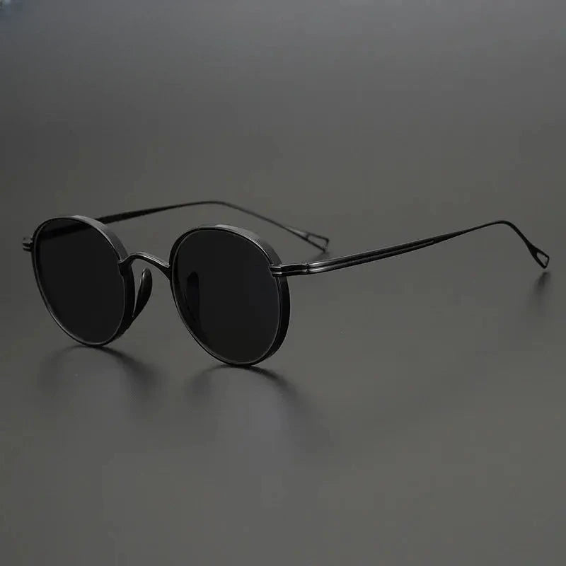 Unisex Oval Full Rim Titanium Prescription Glasses 131524 — view 22 | Rx Spectacle