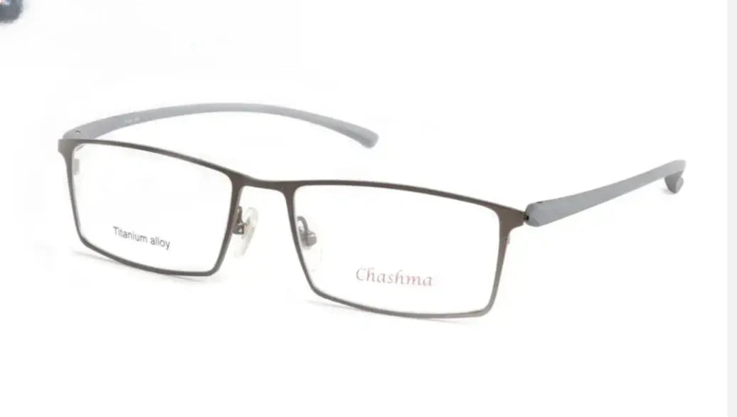 Women's Square Full Rim Titanium Prescription Glasses 779105 — view 4 | Rx Spectacle