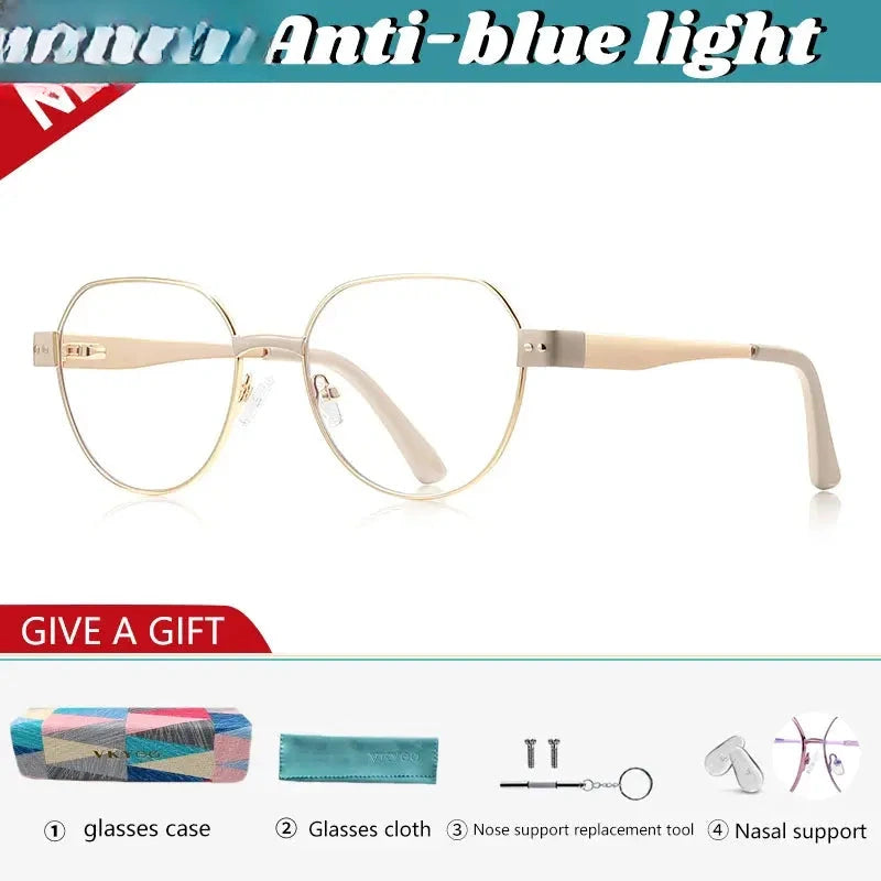 Women's Oval Full Rim TR90 Flat Top Reading Glasses 513174 — view 6 | Rx Spectacle