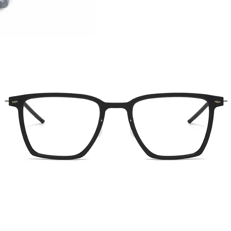 Unisex Square Full Rim Titanium Prescription Glasses 65544 — view 1 | Rx Spectacle