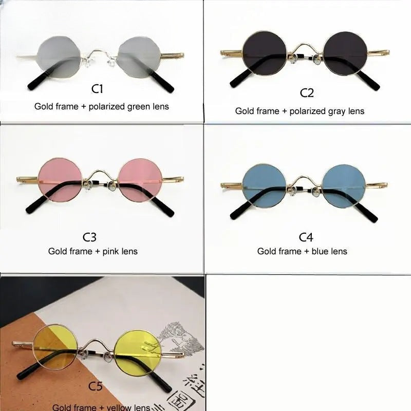Unisex Round Full Rim Acetate Prescription Glasses Y050 — view 20 | Rx Spectacle
