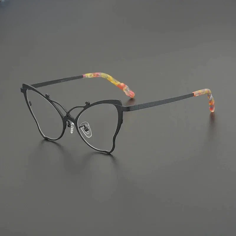 Women's Oval Full Rim Titanium Prescription Glasses G85862 — view 6 | Rx Spectacle
