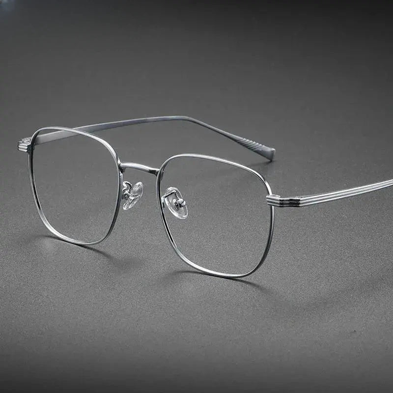 Unisex Square Full Rim Alloy Prescription Glasses 19013 — view 1 | Rx Spectacle
