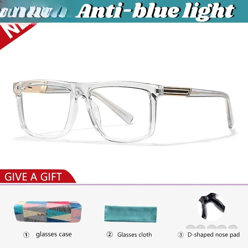 Unisex Square Full Rim TR90 Reading Glasses 660028 — view 5 | Rx Spectacle