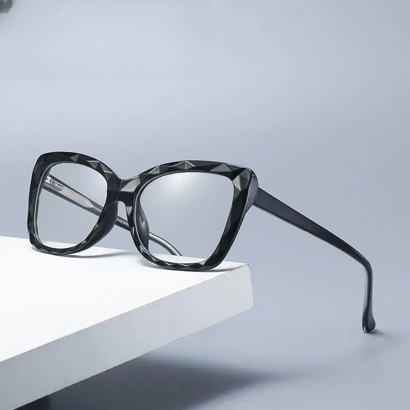 Women's Cat Eye Full Rim TR90 Prescription Glasses 2009 — view 1 | Rx Spectacle