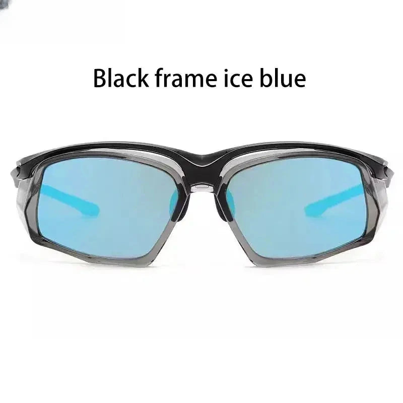 Unisex Square Full Rim TR90 Sports Glasses — view 5 | Rx Spectacle