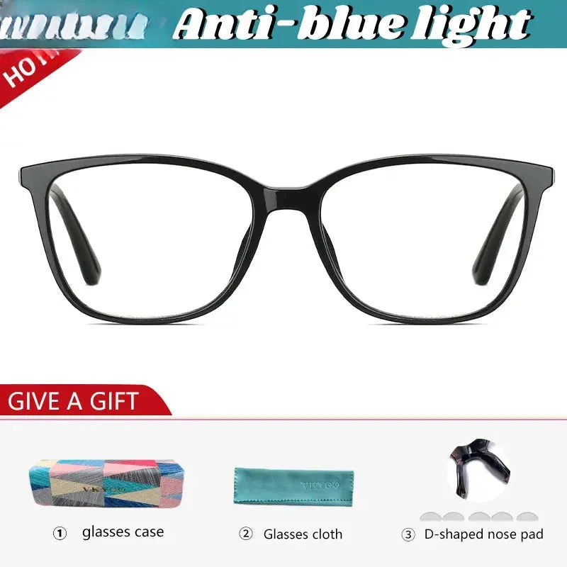 Women's Square Full Rim TR90 Reading Glasses 2057 — view 6 | Rx Spectacle