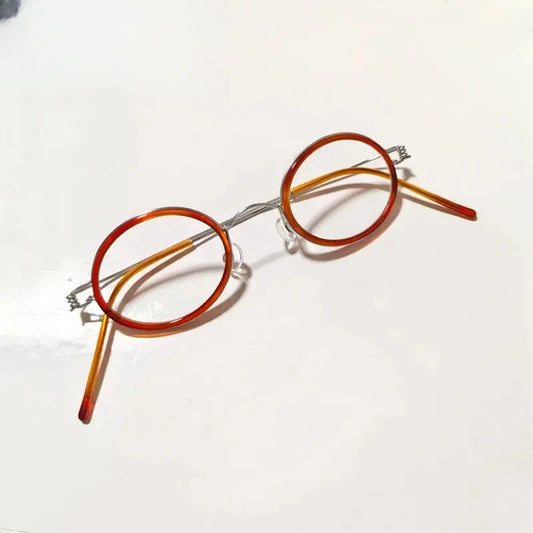 Unisex Oval Full Rim Acetate Screwless Reading Glasses 61433 — view 1 | Rx Spectacle